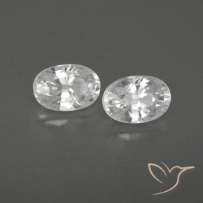 Shop natural 1.69ct ホワイト ジルコン gems, 楕円形, from カンボジア at GemSelect. In stock, global shipping!