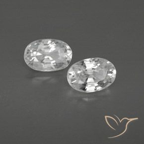 Shop natural 1.64ct ホワイト ジルコン gems, 楕円形, from カンボジア at GemSelect. In stock, global shipping!