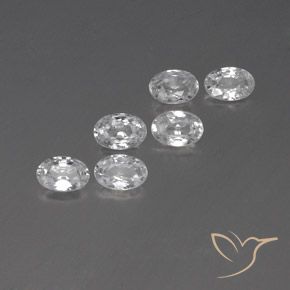 Shop natural 3.97ct ホワイト ジルコン gems, 楕円形, from カンボジア at GemSelect. In stock, global shipping!