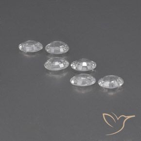 Shop natural 3.97ct ホワイト ジルコン gems, 楕円形, from カンボジア at GemSelect. In stock, global shipping!
