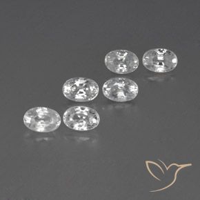 Shop natural 4.99ct ホワイト ジルコン gems, 楕円形, from カンボジア at GemSelect. In stock, global shipping!