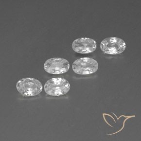 Shop natural 4.01ct ホワイト ジルコン gems, 楕円形, from カンボジア at GemSelect. In stock, global shipping!