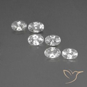 Shop natural 4.57ct ホワイト ジルコン gems, 楕円形, from カンボジア at GemSelect. In stock, global shipping!
