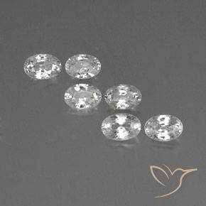 Shop natural 4.36ct ホワイト ジルコン gems, 楕円形, from カンボジア at GemSelect. In stock, global shipping!