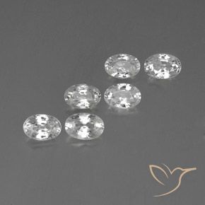 Shop natural 4.36ct ホワイト ジルコン gems, 楕円形, from カンボジア at GemSelect. In stock, global shipping!
