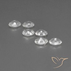 Shop natural 4.36ct ホワイト ジルコン gems, 楕円形, from カンボジア at GemSelect. In stock, global shipping!