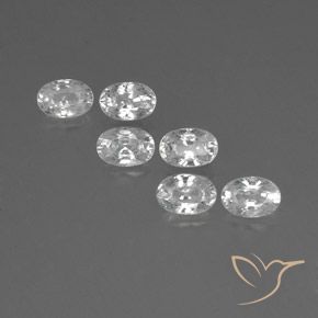 Shop natural 4.82ct ホワイト ジルコン gems, 楕円形, from カンボジア at GemSelect. In stock, global shipping!