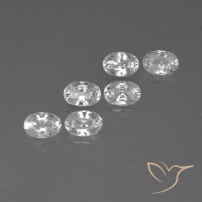 Shop natural 4.82ct ホワイト ジルコン gems, 楕円形, from カンボジア at GemSelect. In stock, global shipping!