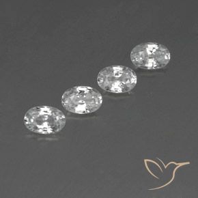 Shop natural 3.06ct ホワイト ジルコン gems, 楕円形, from カンボジア at GemSelect. In stock, global shipping!