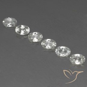 Shop natural 4.52ct ホワイト ジルコン gems, 楕円形, from カンボジア at GemSelect. In stock, global shipping!