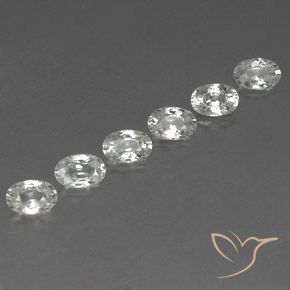 Shop natural 4.52ct ホワイト ジルコン gems, 楕円形, from カンボジア at GemSelect. In stock, global shipping!