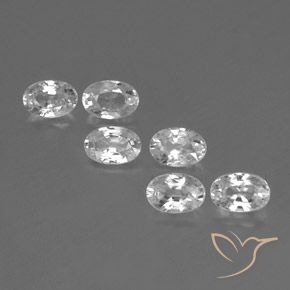 Shop natural 4.42ct ホワイト ジルコン gems, 楕円形, from カンボジア at GemSelect. In stock, global shipping!
