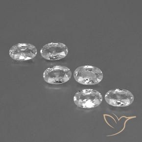 Shop natural 3.74ct ホワイト ジルコン gems, 楕円形, from カンボジア at GemSelect. In stock, global shipping!