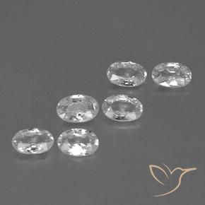 Shop natural 3.74ct ホワイト ジルコン gems, 楕円形, from カンボジア at GemSelect. In stock, global shipping!