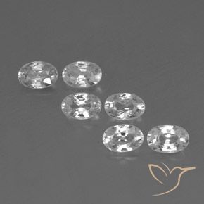 Shop natural 4.57ct ホワイト ジルコン gems, 楕円形, from カンボジア at GemSelect. In stock, global shipping!