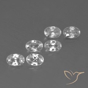 Shop natural 4.57ct ホワイト ジルコン gems, 楕円形, from カンボジア at GemSelect. In stock, global shipping!