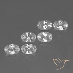 Shop natural 5.10ct ホワイト ジルコン gems, 楕円形, from カンボジア at GemSelect. In stock, global shipping!