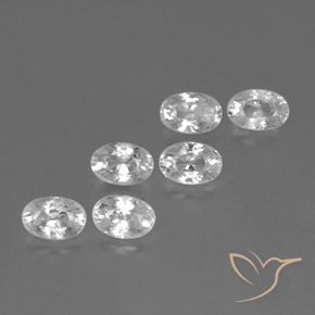 Shop natural 4.60ct ホワイト ジルコン gems, 楕円形, from カンボジア at GemSelect. In stock, global shipping!