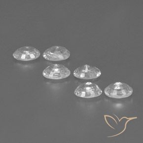 Shop natural 4.60ct ホワイト ジルコン gems, 楕円形, from カンボジア at GemSelect. In stock, global shipping!