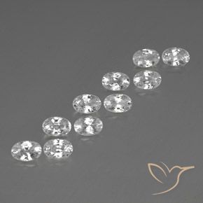 Shop natural 7.82ct クリアホワイト ジルコン gems, 楕円形, from カンボジア at GemSelect. In stock, global shipping!