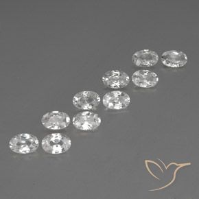 Shop natural 6.77ct ホワイト ジルコン gems, 楕円形, from カンボジア at GemSelect. In stock, global shipping!
