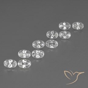 Shop natural 9.01ct ホワイト ジルコン gems, 楕円形, from カンボジア at GemSelect. In stock, global shipping!