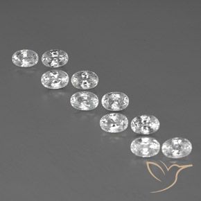 Shop natural 8.84ct ホワイト ジルコン gems, 楕円形, from カンボジア at GemSelect. In stock, global shipping!