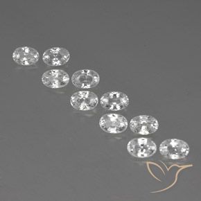 Shop natural 8.30ct ホワイト ジルコン gems, 楕円形, from カンボジア at GemSelect. In stock, global shipping!