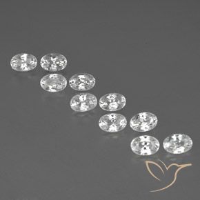 Shop natural 7.94ct ホワイト ジルコン gems, 楕円形, from カンボジア at GemSelect. In stock, global shipping!