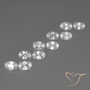 Shop natural 8.14ct ホワイト ジルコン gems, 楕円形, from カンボジア at GemSelect. In stock, global shipping!