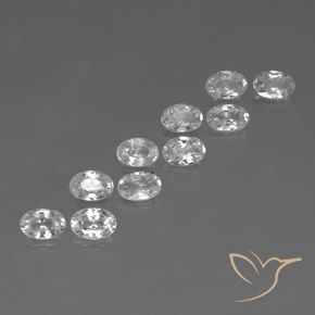 Shop natural 6.86ct ホワイト ジルコン gems, 楕円形, from カンボジア at GemSelect. In stock, global shipping!