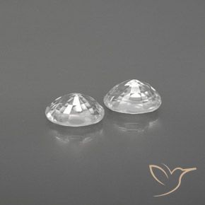 Shop natural 1.71ct ホワイト ジルコン gems, 楕円形, from カンボジア at GemSelect. In stock, global shipping!