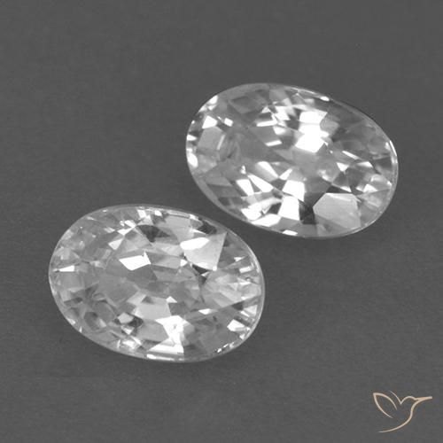 Shop natural 1.72ct ホワイト ジルコン gems, 楕円形, from カンボジア at GemSelect. In stock, global shipping!
