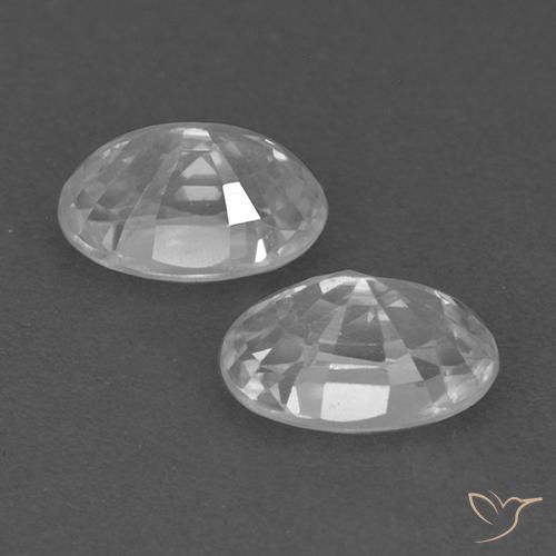 Shop natural 1.72ct ホワイト ジルコン gems, 楕円形, from カンボジア at GemSelect. In stock, global shipping!