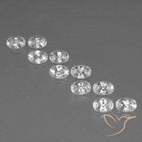 Shop natural 8.67ct ホワイト ジルコン gems, 楕円形, from カンボジア at GemSelect. In stock, global shipping!