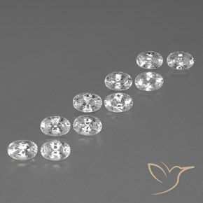 Shop natural 8.67ct ホワイト ジルコン gems, 楕円形, from カンボジア at GemSelect. In stock, global shipping!