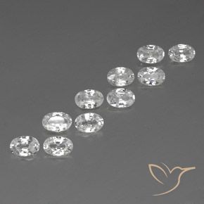 Shop natural 6.89ct ホワイト ジルコン gems, 楕円形, from カンボジア at GemSelect. In stock, global shipping!