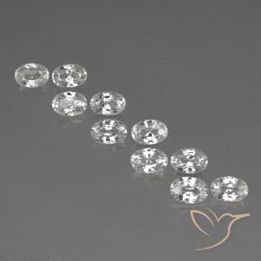 Shop natural 7.91ct ホワイト ジルコン gems, 楕円形, from カンボジア at GemSelect. In stock, global shipping!