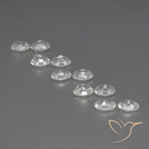 Shop natural 7.91ct ホワイト ジルコン gems, 楕円形, from カンボジア at GemSelect. In stock, global shipping!