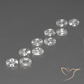 Shop natural 7.74ct ホワイト ジルコン gems, 楕円形, from カンボジア at GemSelect. In stock, global shipping!