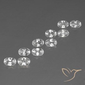 Shop natural 8.37ct ホワイト ジルコン gems, 楕円形, from カンボジア at GemSelect. In stock, global shipping!