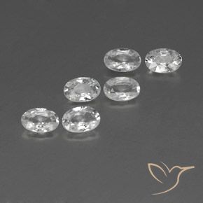 Shop natural 4.07ct ホワイト ジルコン gems, 楕円形, from カンボジア at GemSelect. In stock, global shipping!