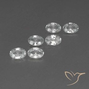 Shop natural 3.93ct ホワイト ジルコン gems, 楕円形, from カンボジア at GemSelect. In stock, global shipping!