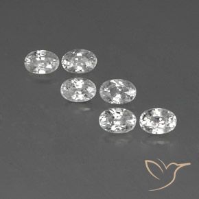 Shop natural 5.24ct ホワイト ジルコン gems, 楕円形, from カンボジア at GemSelect. In stock, global shipping!
