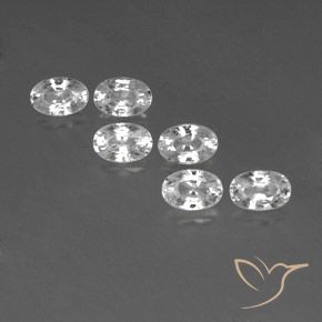 Shop natural 4.95ct ホワイト ジルコン gems, 楕円形, from カンボジア at GemSelect. In stock, global shipping!