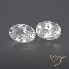 Shop natural 1.70ct ホワイト ジルコン gems, 楕円形, from カンボジア at GemSelect. In stock, global shipping!