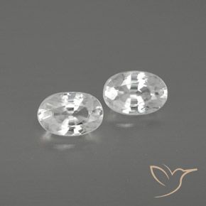 Shop natural 1.64ct ホワイト ジルコン gems, 楕円形, from カンボジア at GemSelect. In stock, global shipping!