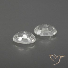 Shop natural 1.67ct ホワイト ジルコン gems, 楕円形, from カンボジア at GemSelect. In stock, global shipping!