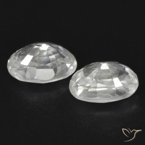 Shop natural 1.83ct ホワイト ジルコン gems, 楕円形, from カンボジア at GemSelect. In stock, global shipping!