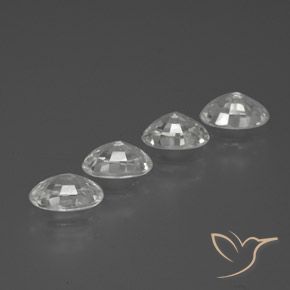 Shop natural 2.91ct ホワイト ジルコン gems, 楕円形, from カンボジア at GemSelect. In stock, global shipping!